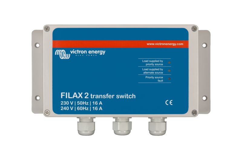 Victron Filax 2 Transfer Switch CE 230V/50Hz-240V/60Hz - 16A