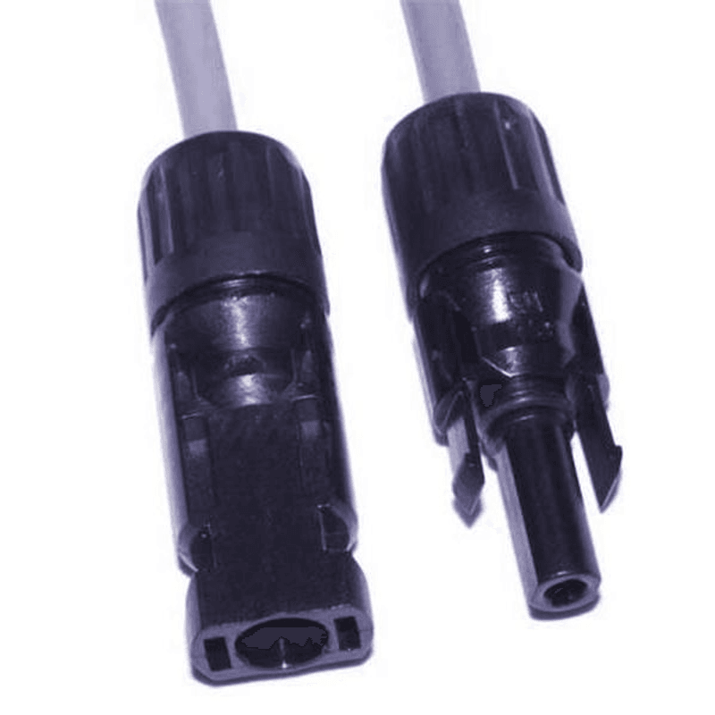 Kabel Solcellepanel - Regulator 2x2 meter 4mm²