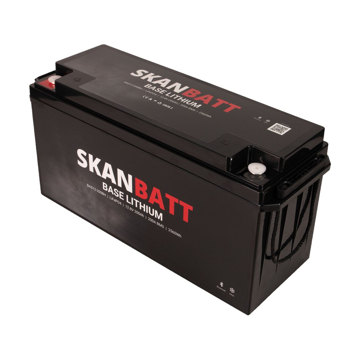 Skanbatt Base Lithium - 12V 200Ah Bluetooth Heat