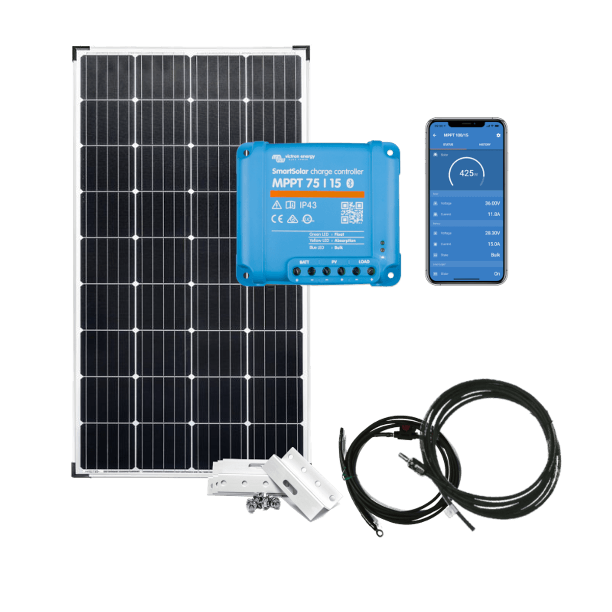 Solcellepakke Hytte 190W SmartPRO