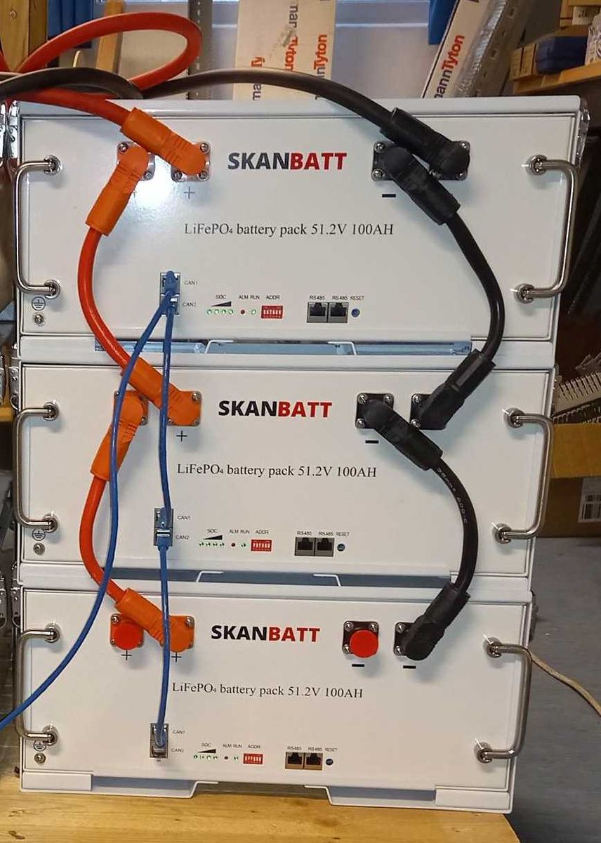 Lithium Batteripakke 15kWt 48V