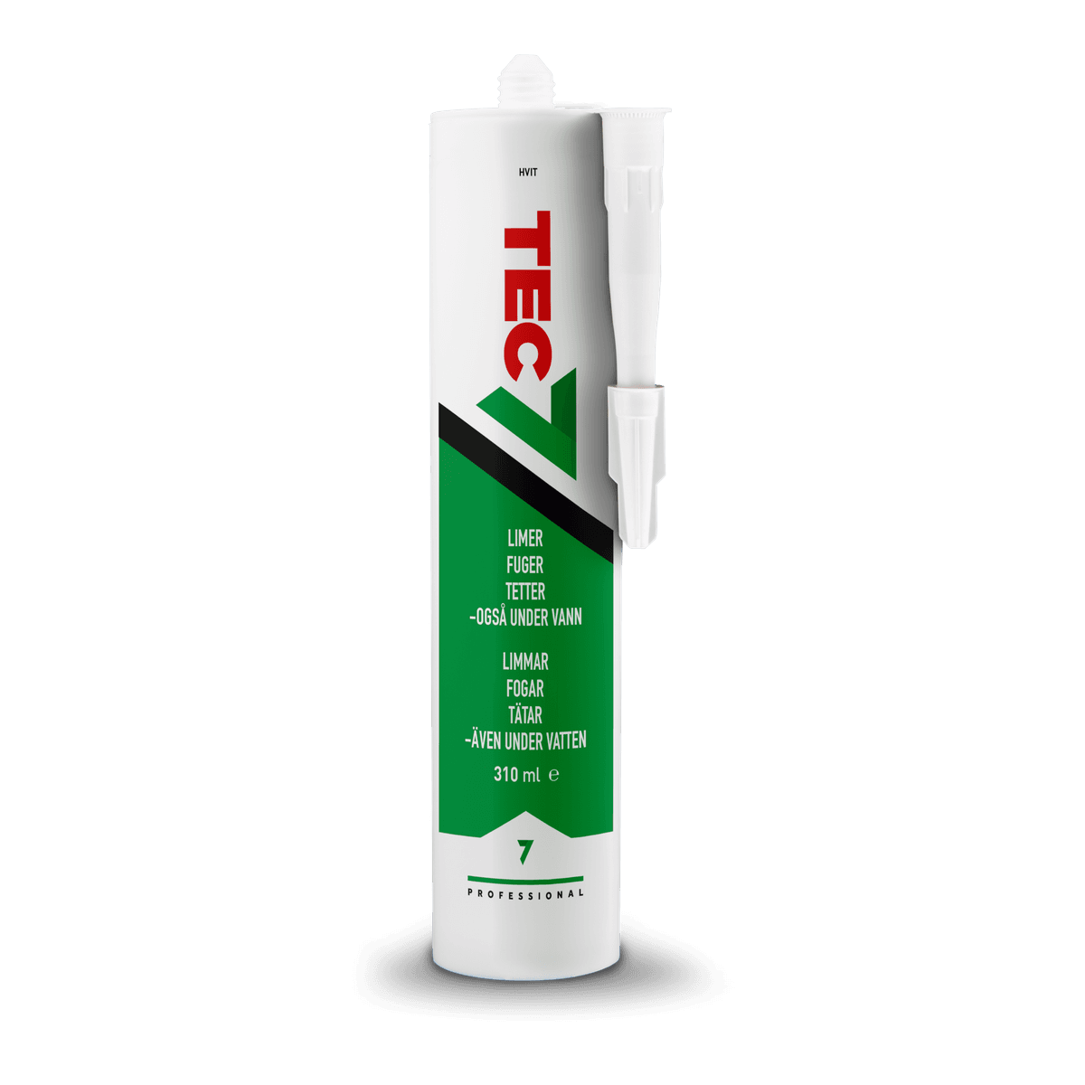 Tec7 Fugemasse/Lim Hvit Patron Relekta