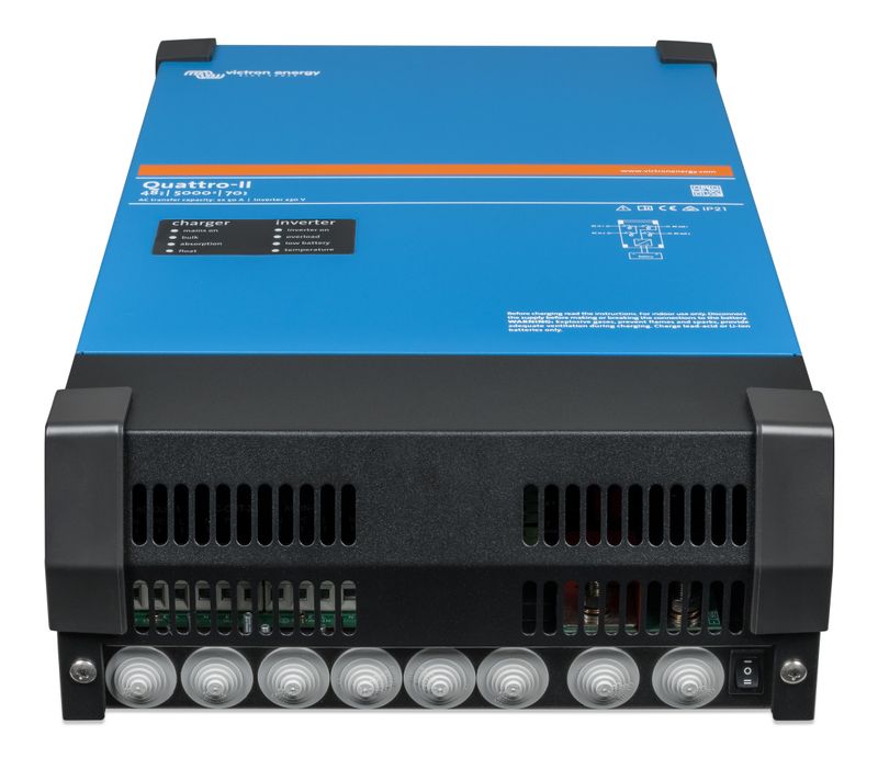 Victron Quattro-II 48/5000/70-50/50 Kombinert Batterilader og Inverter
