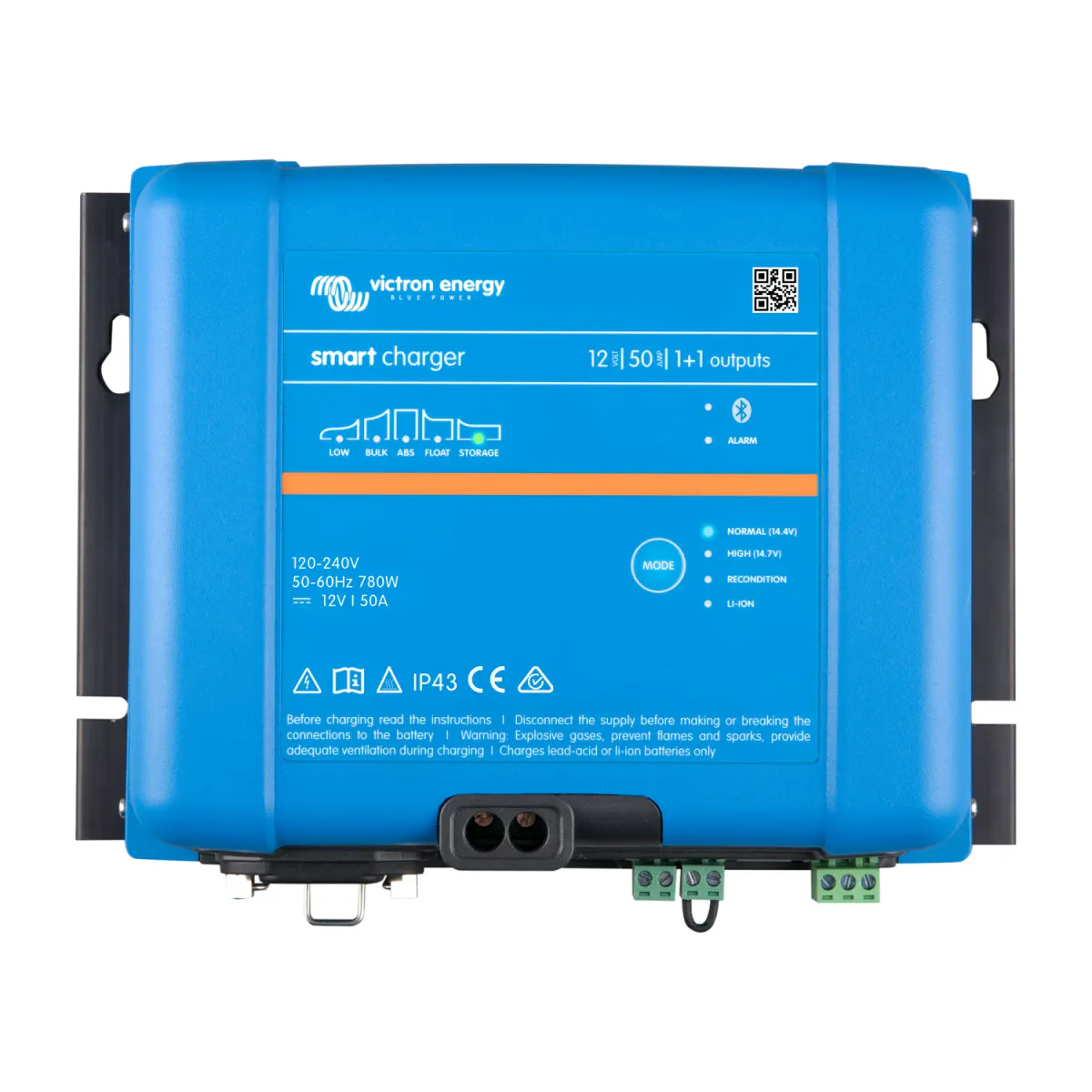 Victron Phoenix Smart IP43 Batterilader 12V 50A 1+1 kanaler