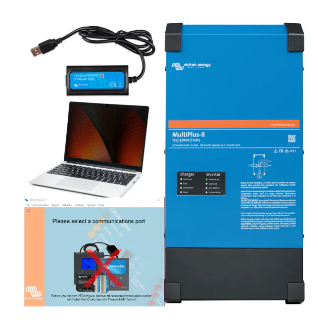 Hovedbilde  Programmering av Victron Multiplus / Easysolar / Quattro