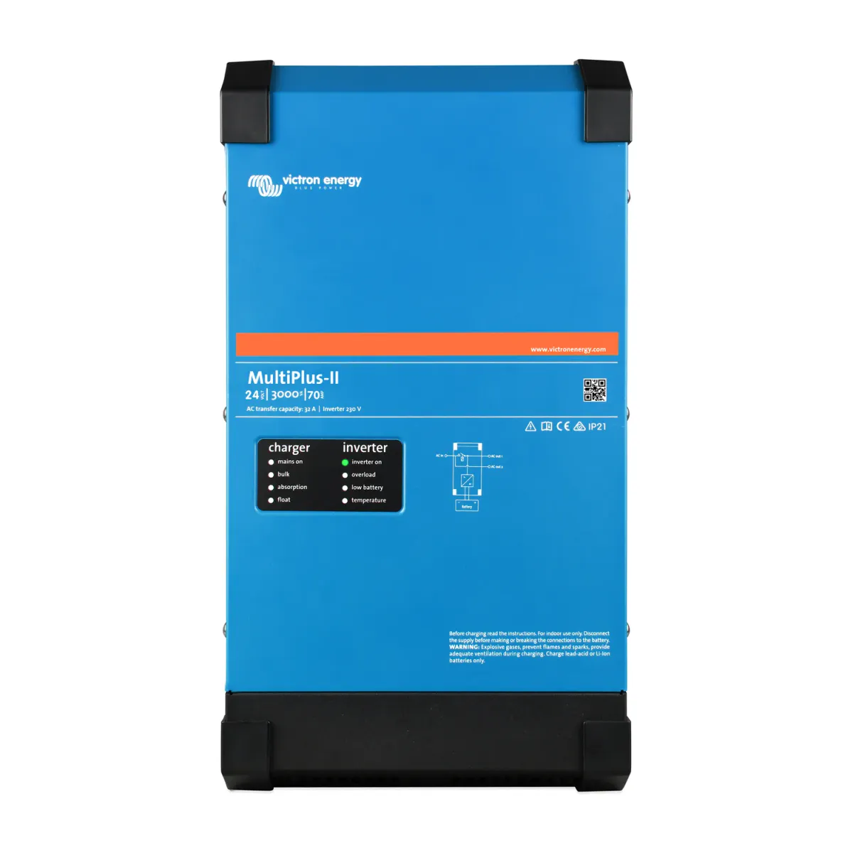 Victron Multiplus-II C24/3000/70-32 kombi inverter og lader