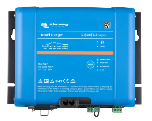 Hovedbilde VICTRON Phoenix Smart IP43 Batterilader 12V 50A 1+1 kanaler